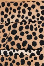 Cheetah Print Stretch Crepe Mini Skirt
