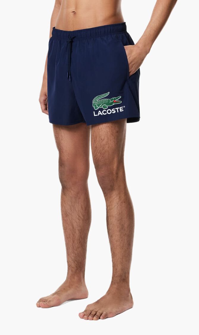 Croc Print Swim Trunks