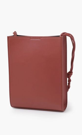 LINK POUCH SOFT VEGETAL CALF & NEW CALF WECO NYLON LINING (SATIN PALLADIUM)