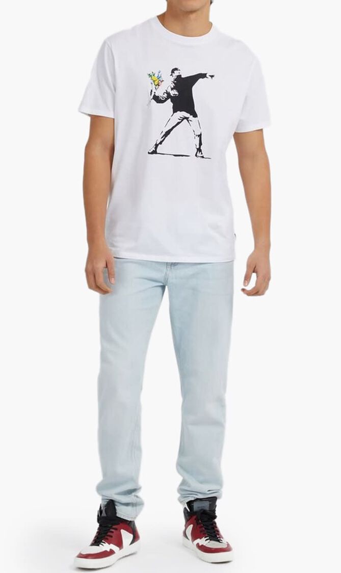 SS BSC FLOWER STENCIL TEE