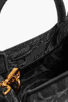 MINI TOTE EMBROIDERY JACQUARD BAROCCO+CALF
