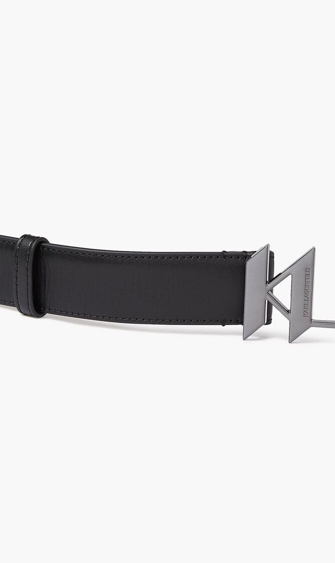 K/Plak Leather Belt