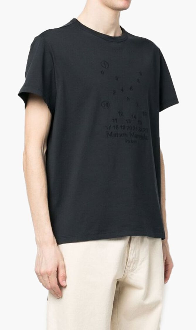 Embroidered Logo Detail T Shirt