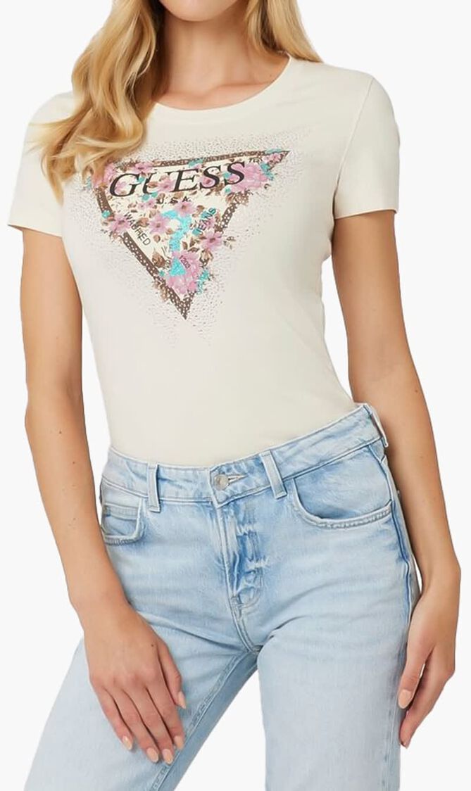 Ss Cn Cherry Flower Tee