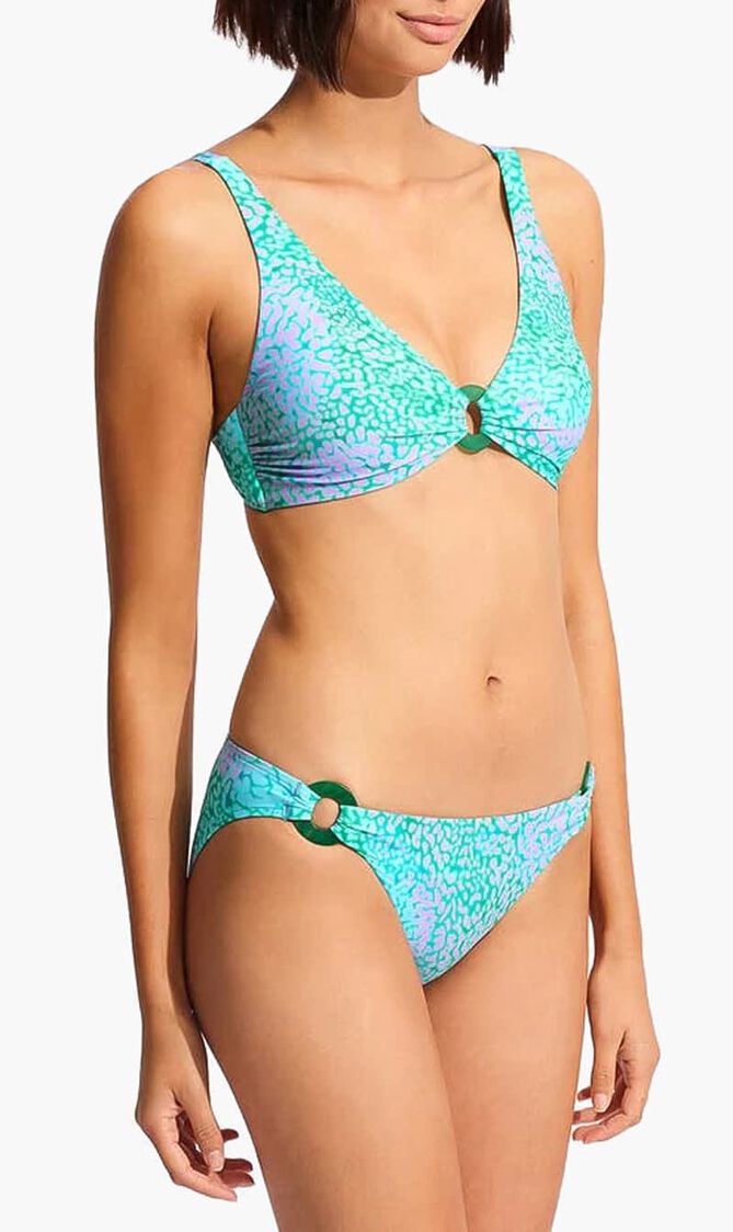 Sea Skin Longline Triangle Bikini Top