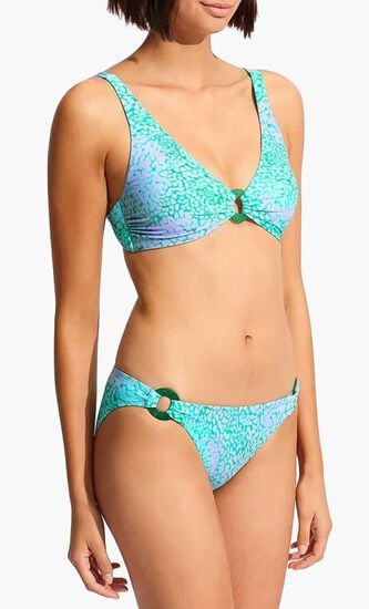 Sea Skin Longline Triangle Bikini Top