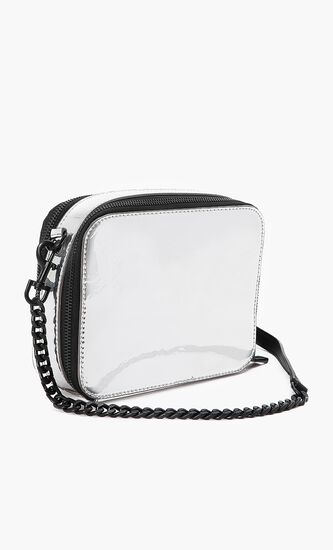 Metallic Cross Body Bag