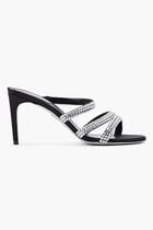 BLACK SATINCRYSTAL STRASS