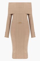 Giada Long Sleeve Off Shoulder Dress