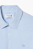 Slim Fit Striped Stretch Poplin Shirt