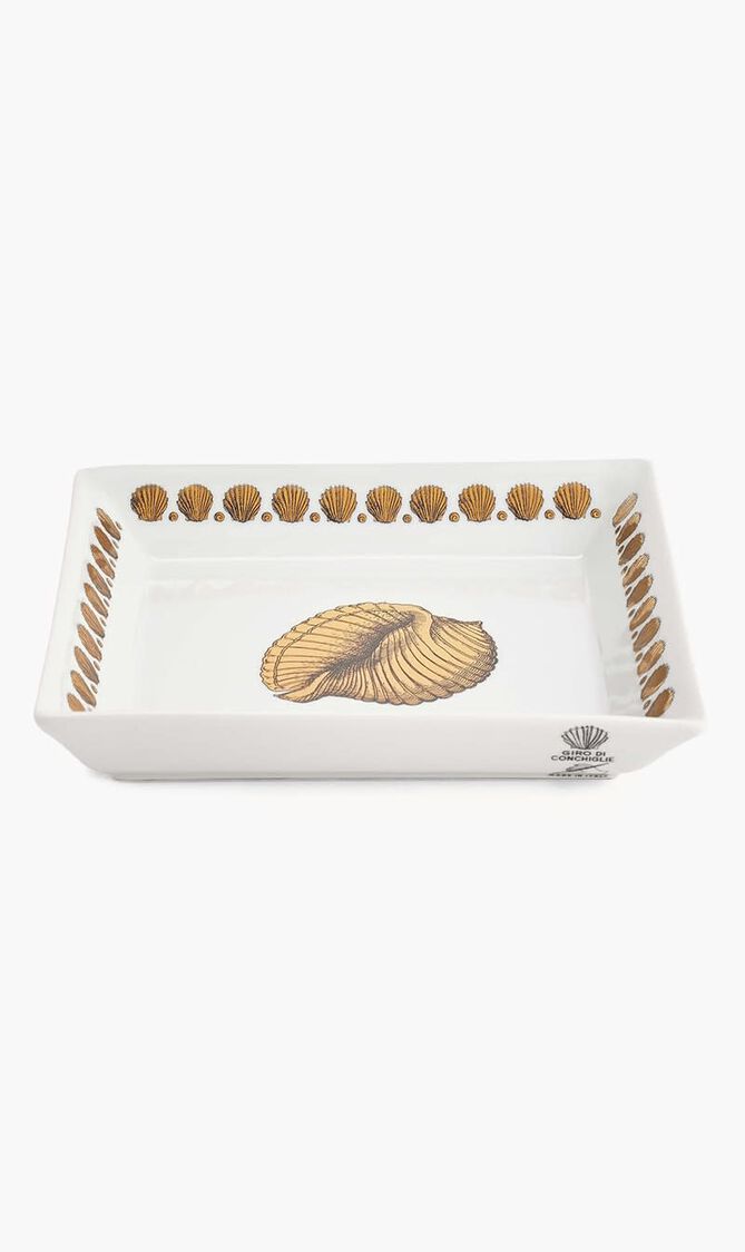 Trinket Tray Square Small Gold