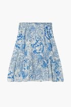 SKIRT UNDERWATER BAROCCO BICOLOUR ALLOVER ON TECHNO CREPONNE