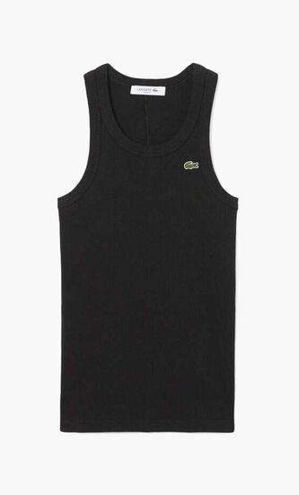 Slim Fit Ribbed Cotton Tank Top