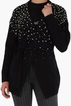 Sibilla Belted Embellished Cardigan