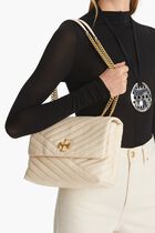 KIRA CHEVRON CONVERTIBLE SHOULDER BAG