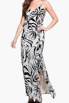 Zebra Print Lydie Maxi Dress