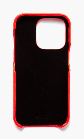 14 Pro Case in Grained Calfskin