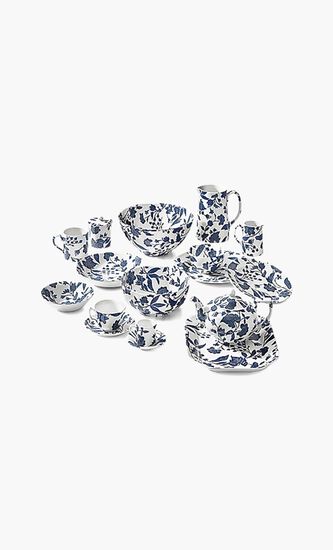 Garden Vine Espresso Cup & Saucer - Indigo
