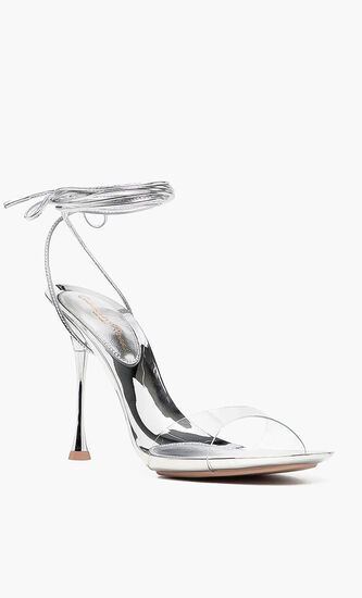 Transparent Glass Heels