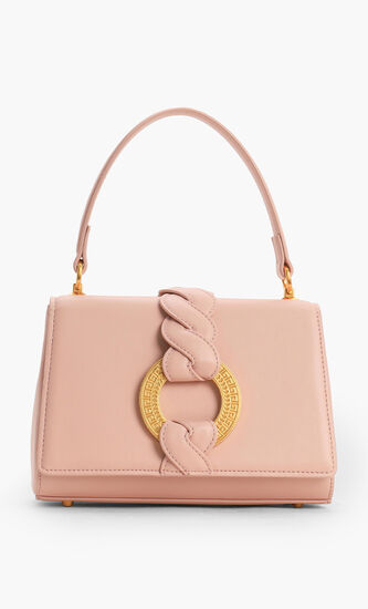Konstantina Leather Flap Bag