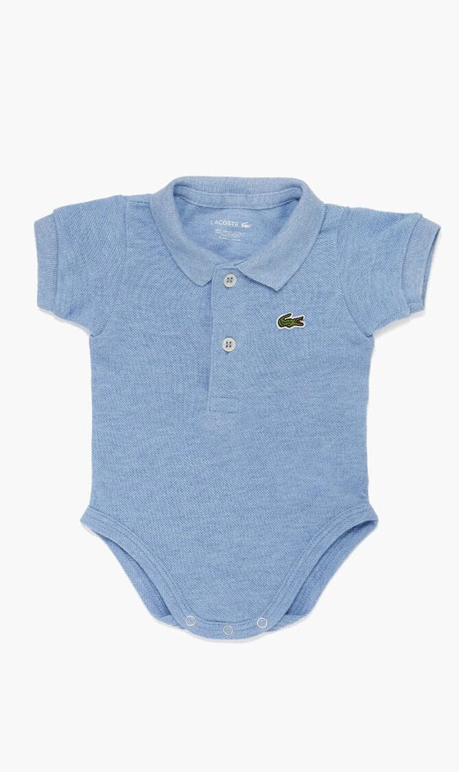 Organic Cotton Piqué Bodysuit
