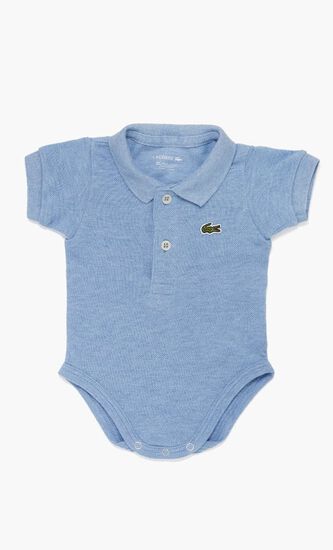 Organic Cotton Piqué Bodysuit