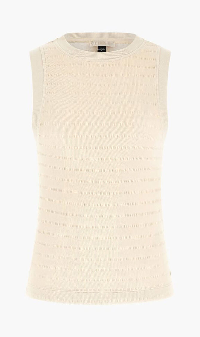 Denisa Striped Jersey Top