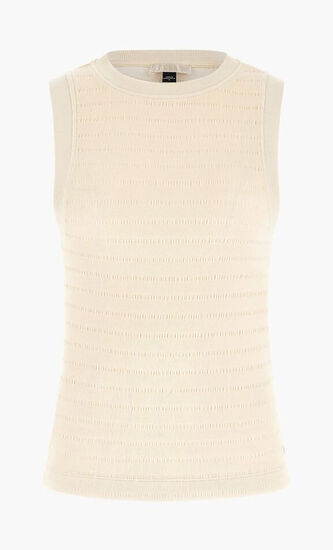 Denisa Striped Jersey Top