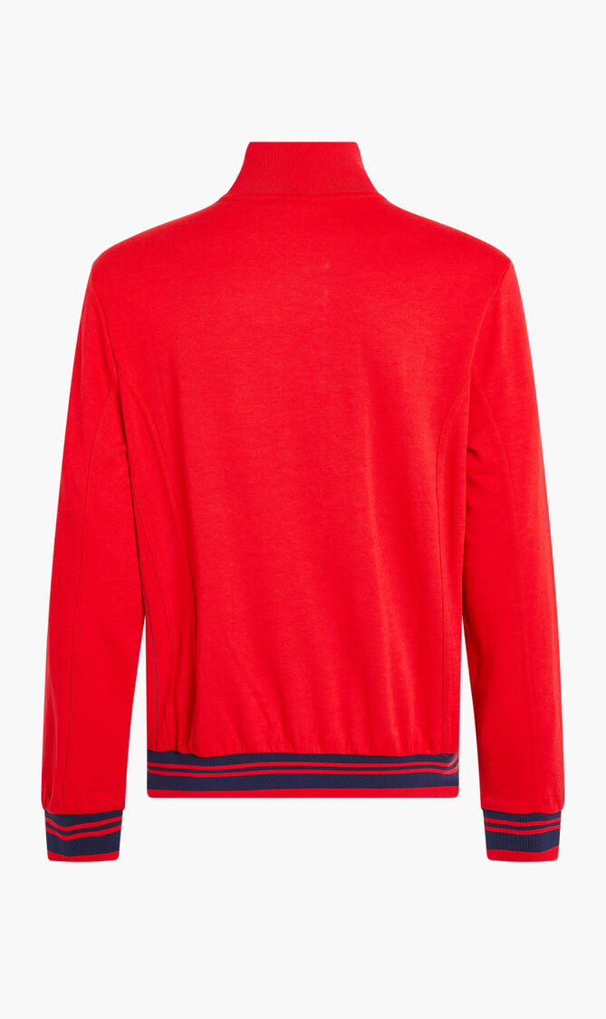 JAMIE SETTANTA JACKET WITH RIBBED FUNNEL NECK