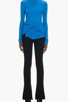 VI CREPE TWIST LS CREWNECK NAUTICAL BLUE VI CREPE TWIST LS CREWNECK NAUTICAL BLUE