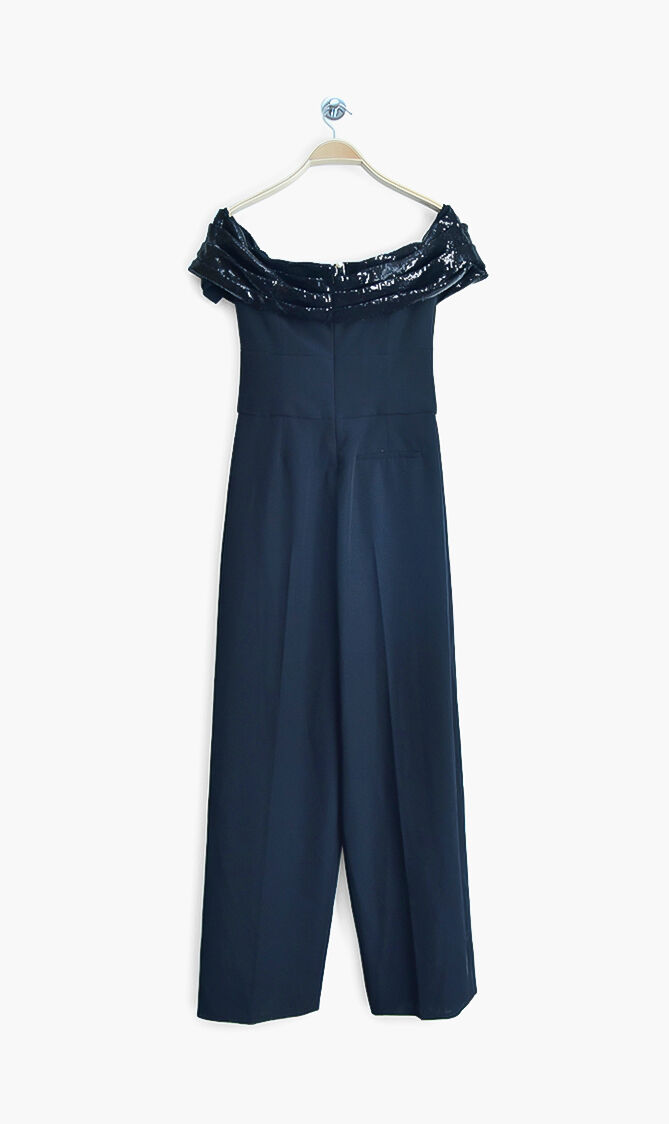 Drape Neck Jumpsuit