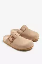 Suede Sabots