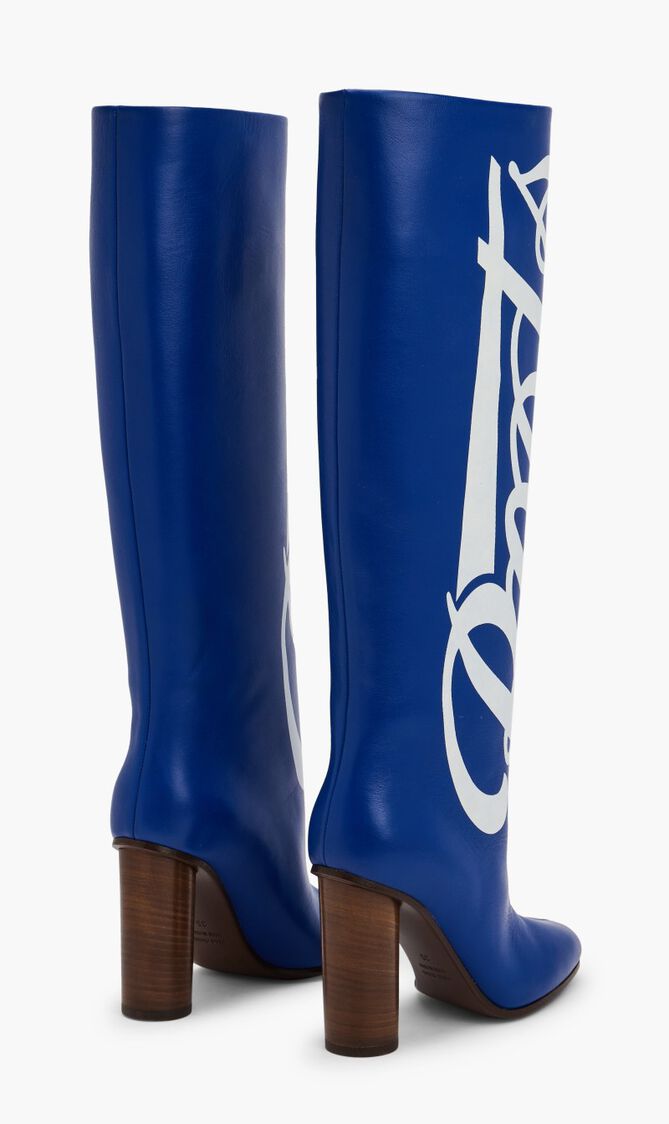 Leather Knee High Boots