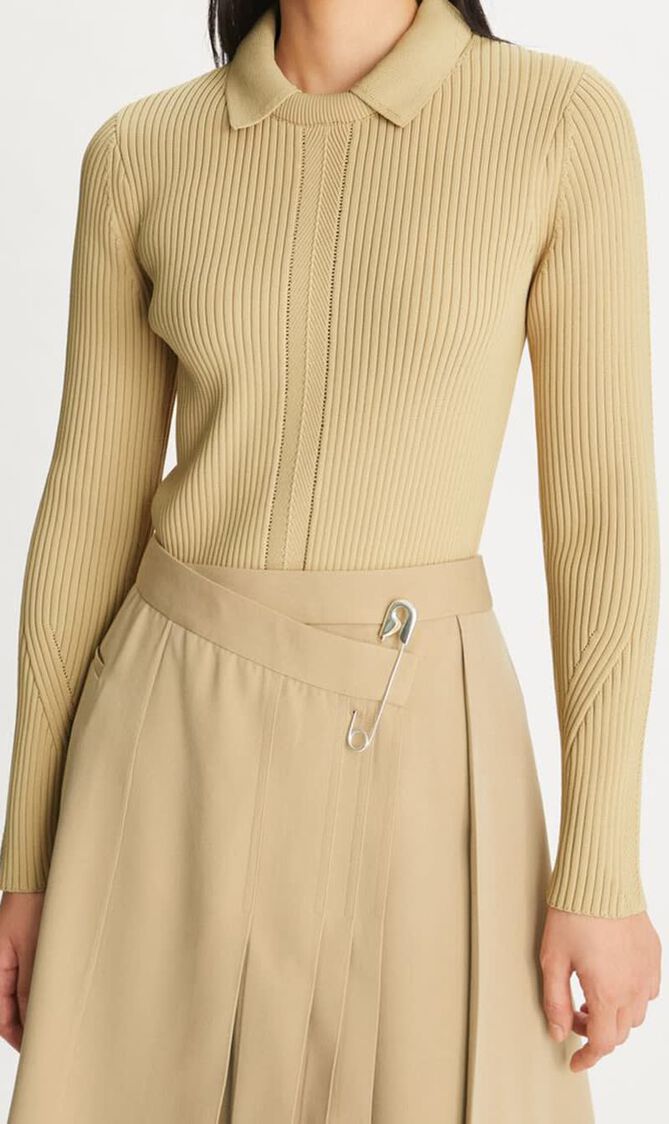 Deconstructed Wool Skirt