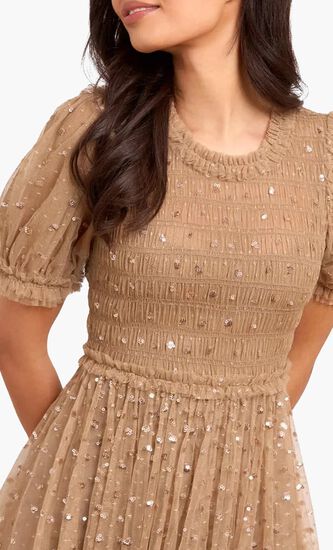 Sequin Giselle Smocked Ballerina Dress