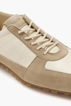 UMA SNEAKER NAPPA KID SUEDE LEATHER CREAMY SAND