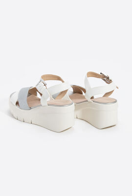 Torrence Leather Wedge Sandals