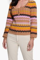 Virginia Chevron Henley Swtr