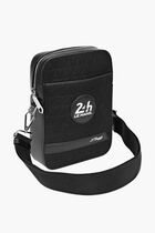 24H Le Mans Black Shoulder Bag