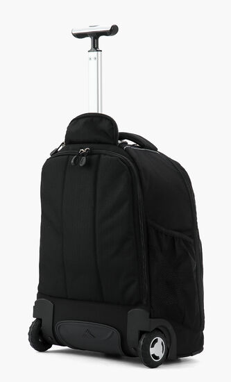 Plaid Wheeled Backpack