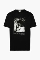 Skull Print Cotton T Shirt