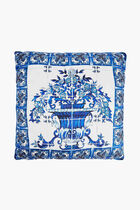 Blu Mediterraneo Silk Twill Pillow Blu Mediterraneo Silk Twill Pillow