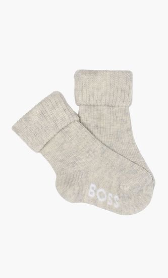 Multi-Coloured Logo Socks , 3 piece Set