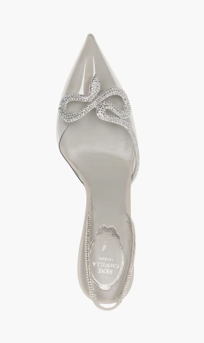 Snake Embellished Pumps