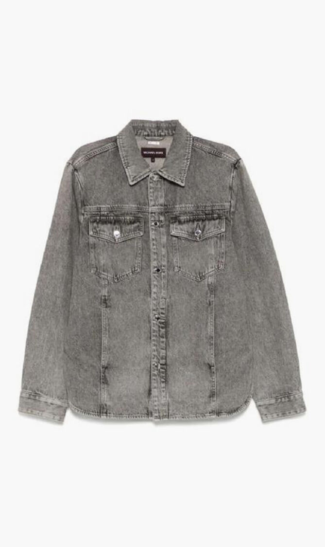 GREY DENIM SHIRT JKT
