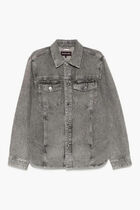 GREY DENIM SHIRT JKT