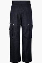 90SLOGO LINEN BUTT CARGO PANT SALONE BL