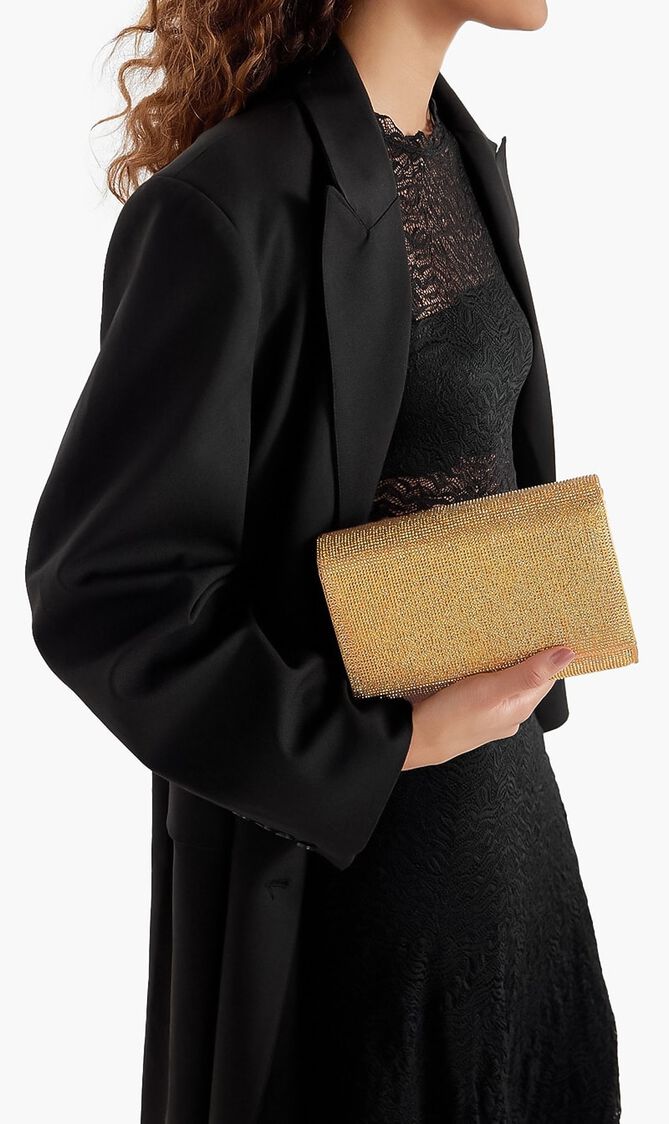 Gold Satinc.Met.Sunshine Strass