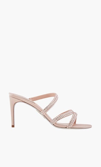 Lisa Crystals 80 Slider Sandals