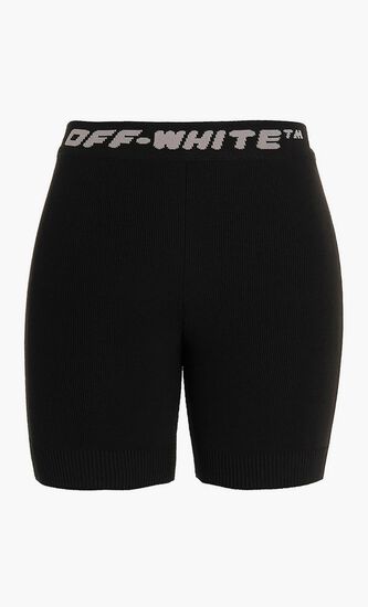 LOGO BAND SHORTS BLACK GREY